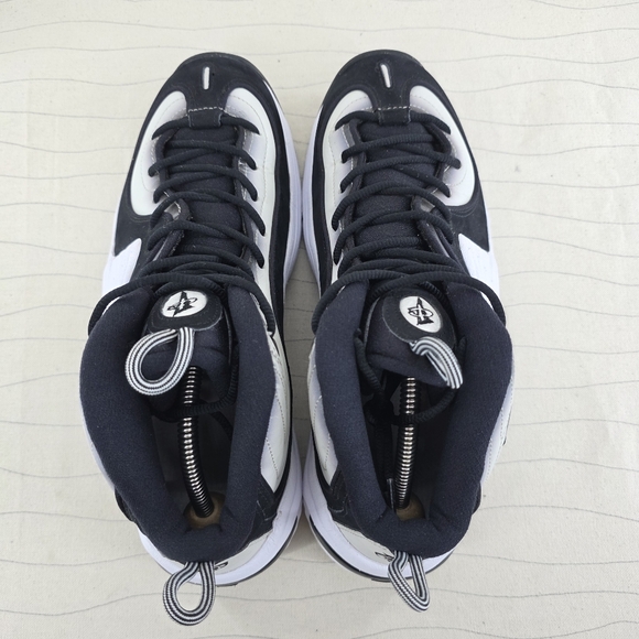 Nike Mens Air Penny 2 'Panda' Black White Bone Shoes Sneakers DZ2549-001 Size 10 - Picture 7 of 11
